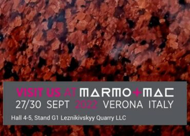The Leznykivsky Quarry will take part in the most anticipated exhibition Marmomac, Verona Italy